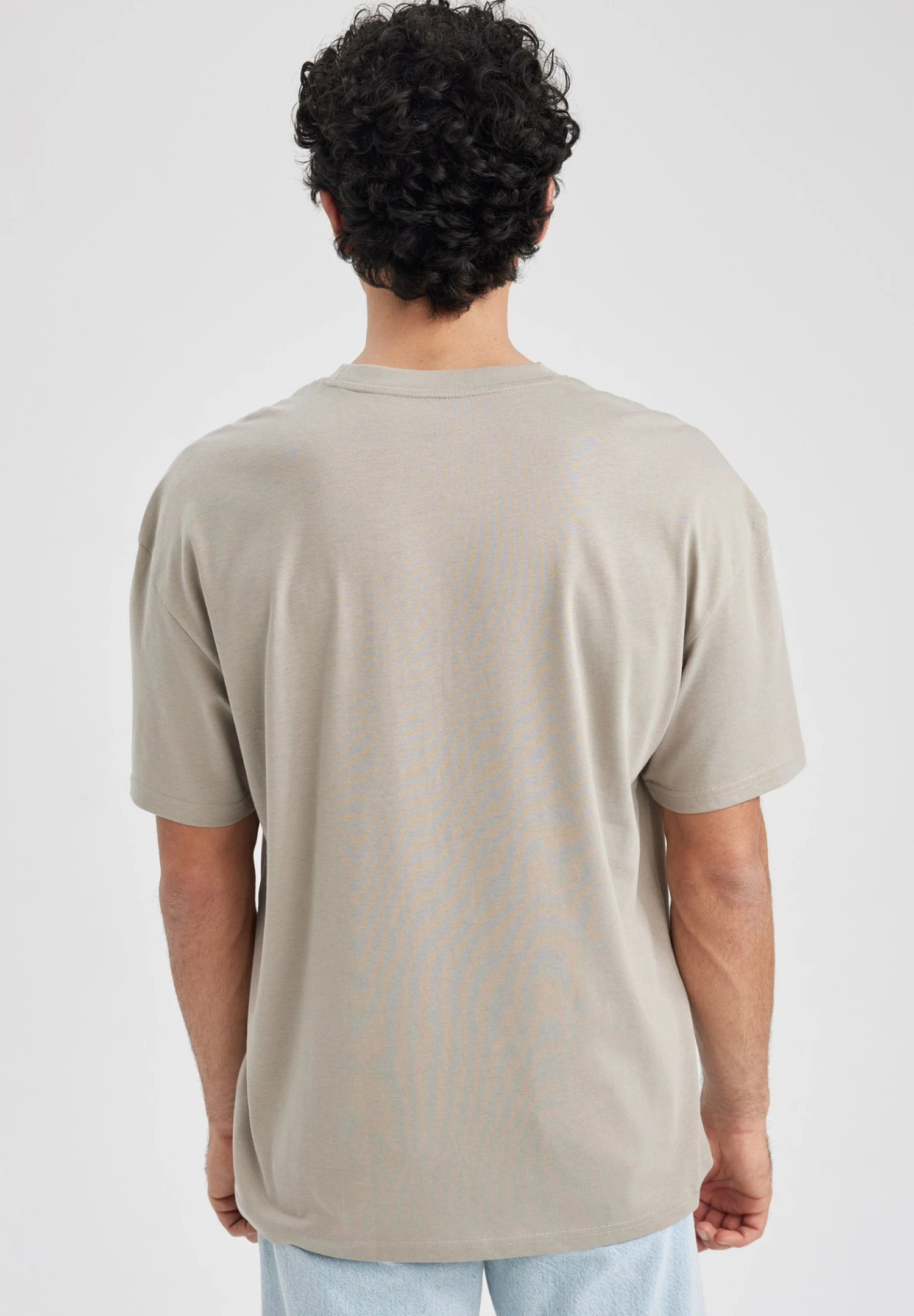 DeFacto Comfort Fit- T-Shirt Print - Beige 5 DeFacto Comfort Fit- T-Shirt Print - Beige - Afbeelding 3