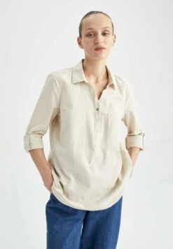 DeFacto Regular Fit - Blouse - Beige