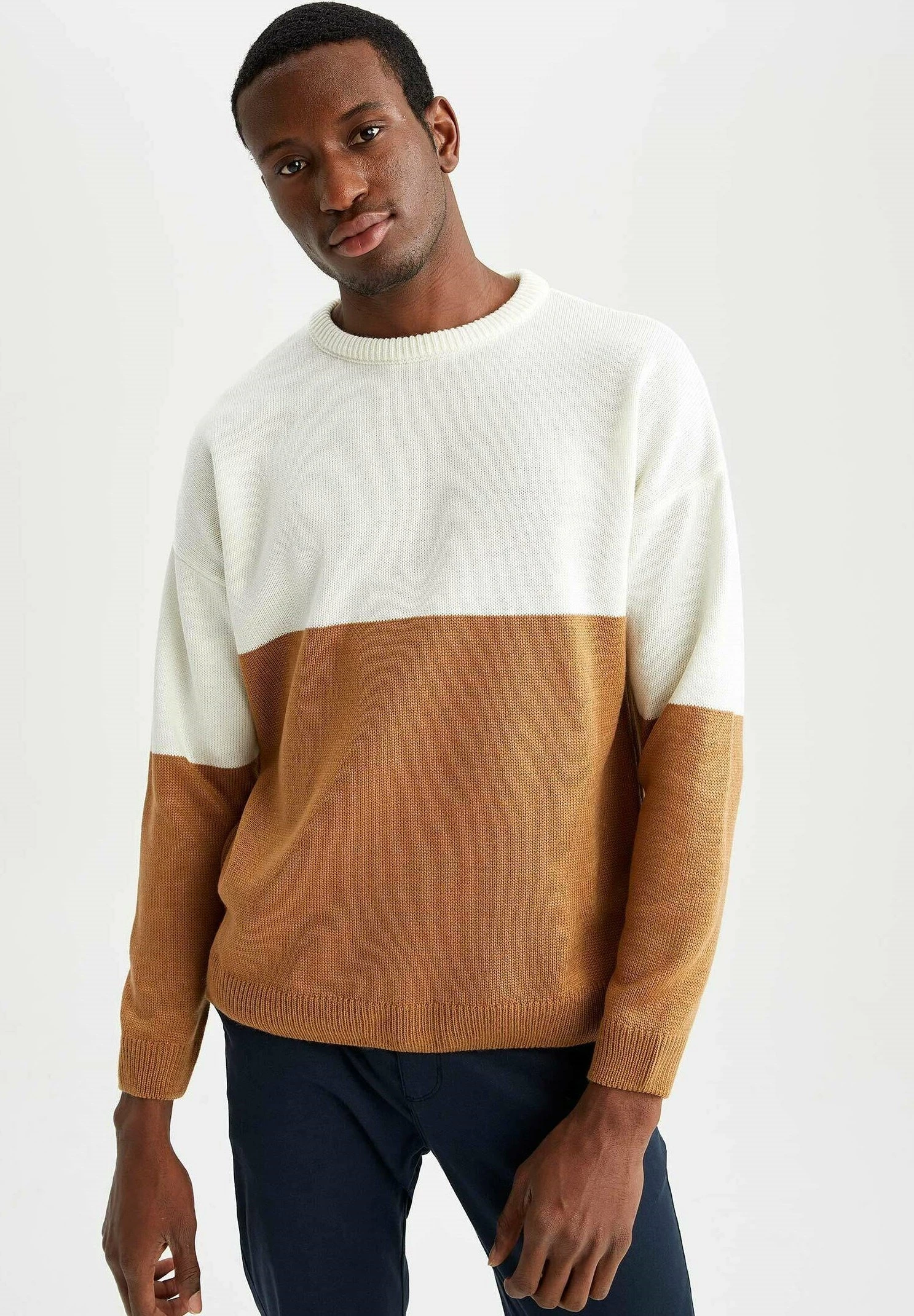 DeFacto Regular Fit - Trui - Brown 3 DeFacto Regular Fit - Trui - Brown