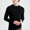 DeFacto Regular Fit - Trui - Black -DeFacto 144c3019bc534ad098c26d23a7a0162e