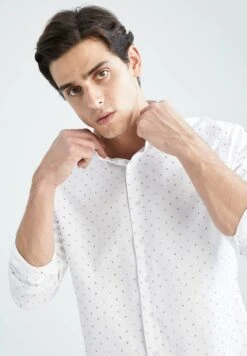 DeFacto Modern Fit- Overhemd - White 9 DeFacto Modern Fit- Overhemd - White -DeFacto 15b1e2fdf125462eb6d052c3dfffd76d