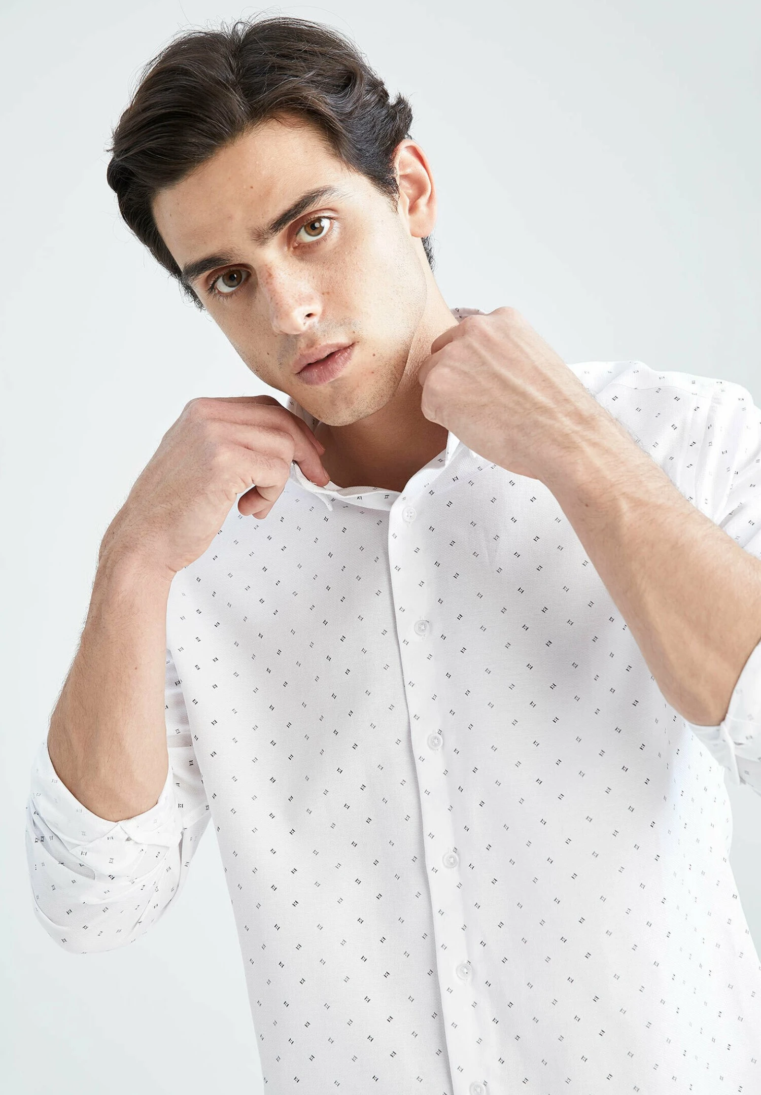 DeFacto Modern Fit- Overhemd - White 6 DeFacto Modern Fit- Overhemd - White - Afbeelding 4