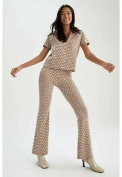 DeFacto Fit And Flare - Broek - Brown -DeFacto 1634034e4590402b885c044d63188f72