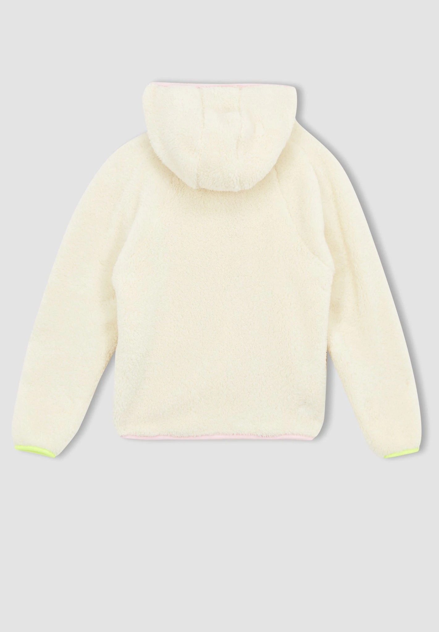 DeFacto Relax Fit - Fleecejas - Beige 4 DeFacto Relax Fit - Fleecejas - Beige - Afbeelding 2