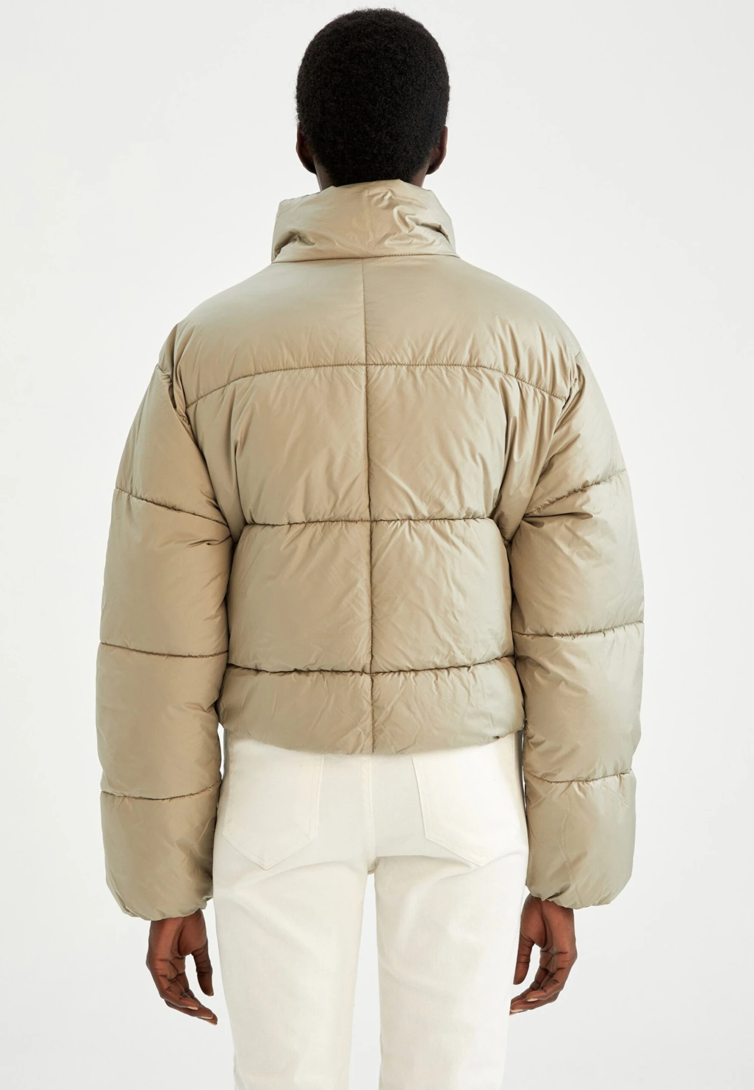 DeFacto Cropped Fit - Winterjas - Brown 5 DeFacto Cropped Fit - Winterjas - Brown - Afbeelding 3