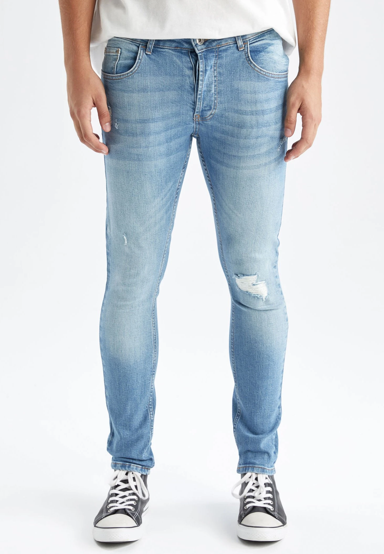 DeFacto Comfort Fit - Jeans Skinny Fit - Blue 3 DeFacto Comfort Fit - Jeans Skinny Fit - Blue