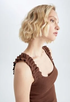 DeFacto Etui-Jurk - Brown -DeFacto 186a0a283956457ca56108ffe906173b