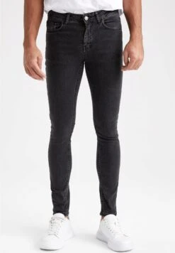 DeFacto Super - Jeans Skinny Fit - Anthracite