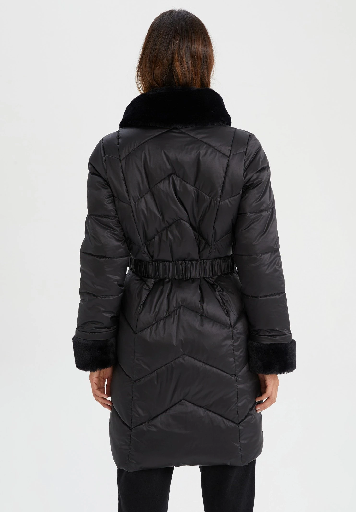 DeFacto Regular Fit - Winterjas - Black 5 DeFacto Regular Fit - Winterjas - Black - Afbeelding 3