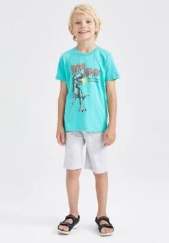 DeFacto Set Regular Fit- Shorts - Green