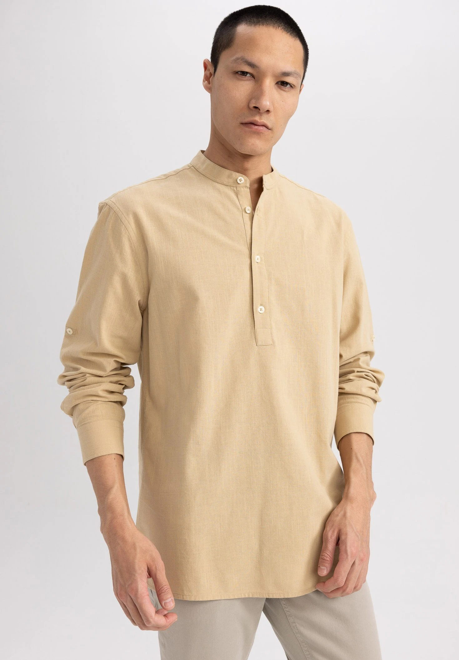 DeFacto Overhemd - Beige 3 DeFacto Overhemd - Beige