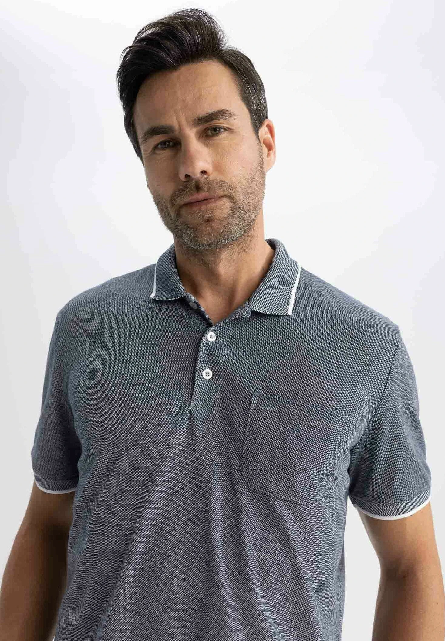 DeFacto Regular Fit - Poloshirt - Navy 6 DeFacto Regular Fit - Poloshirt - Navy - Afbeelding 4