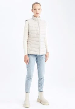 DeFacto Regular Fit - Bodywarmer - Beige 6 DeFacto Regular Fit - Bodywarmer - Beige -DeFacto 19ab1607bfbb4710ada934f24ff6293c