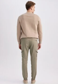 DeFacto Standart Fit - Cargobroek - Khaki -DeFacto 1a63439211194d7293f92e235862b9ee