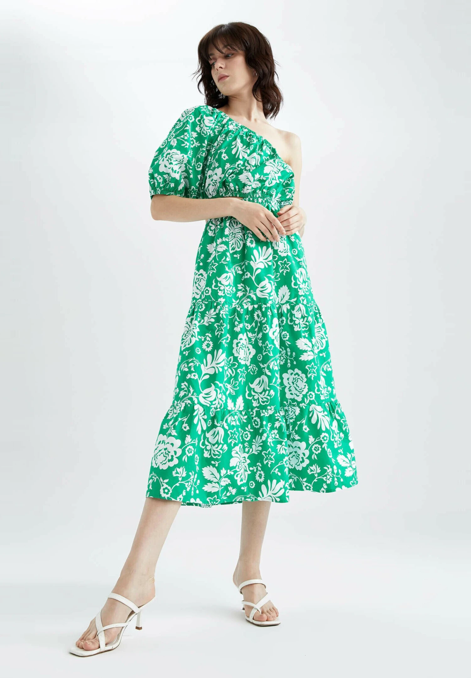 DeFacto Tiered - Jurk - Ecru 3 DeFacto Tiered - Jurk - Ecru