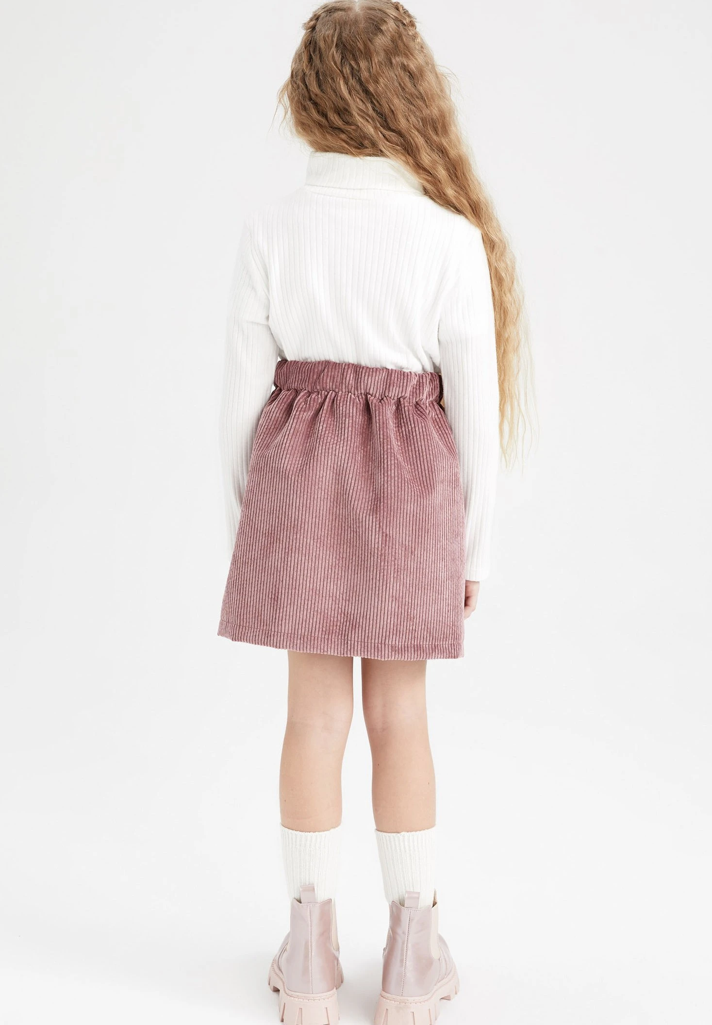 DeFacto A-Lijn Rok - Light Red 4 DeFacto A-Lijn Rok - Light Red - Afbeelding 2