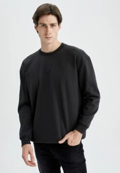 DeFacto Boxy Fit - Sweater - Anthracite