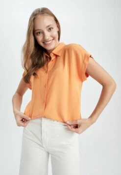 DeFacto Regular Fit - Overhemdblouse - Orange