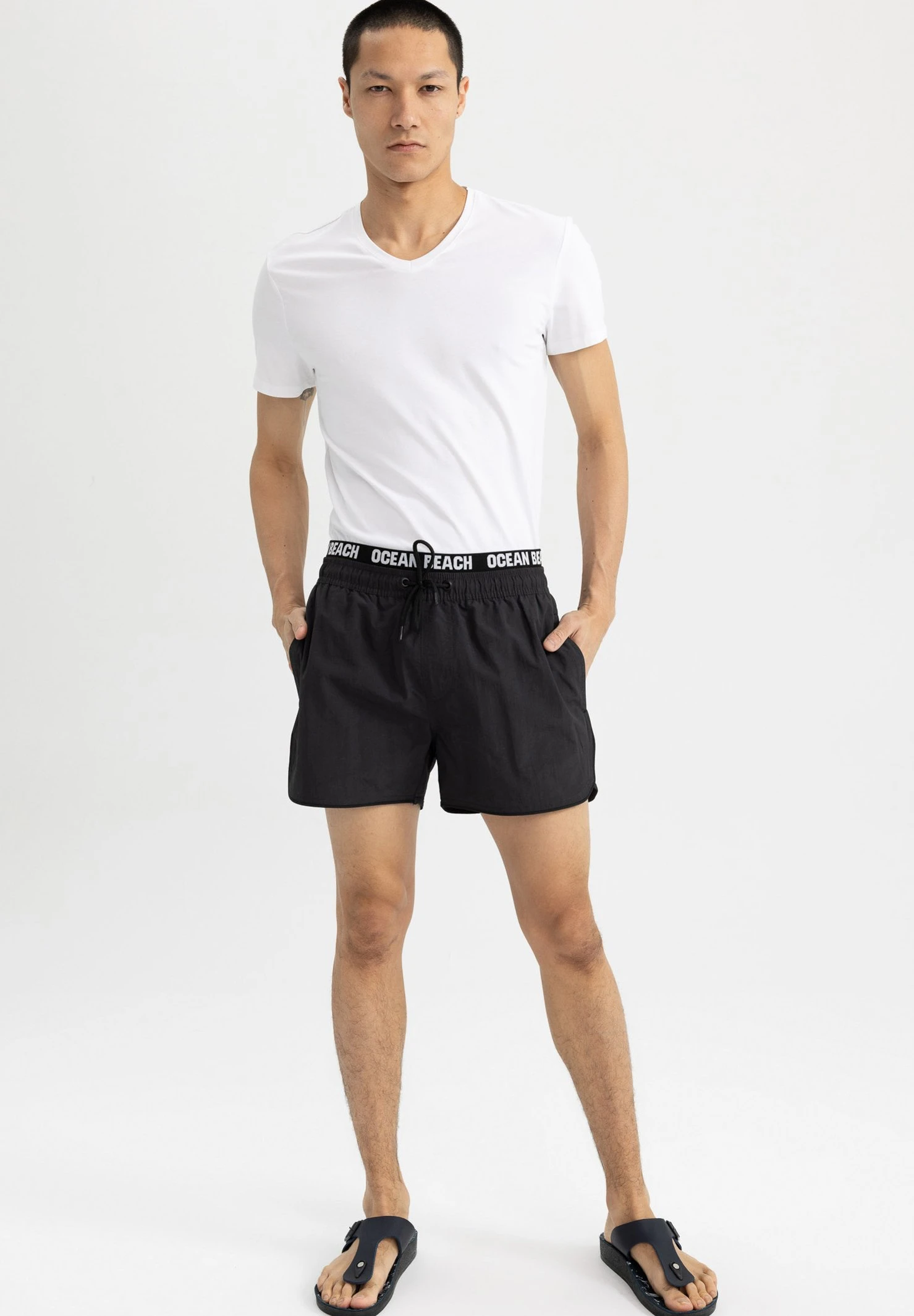 DeFacto Andy - Zwemshorts - Anthracite 4 DeFacto Andy - Zwemshorts - Anthracite - Afbeelding 2
