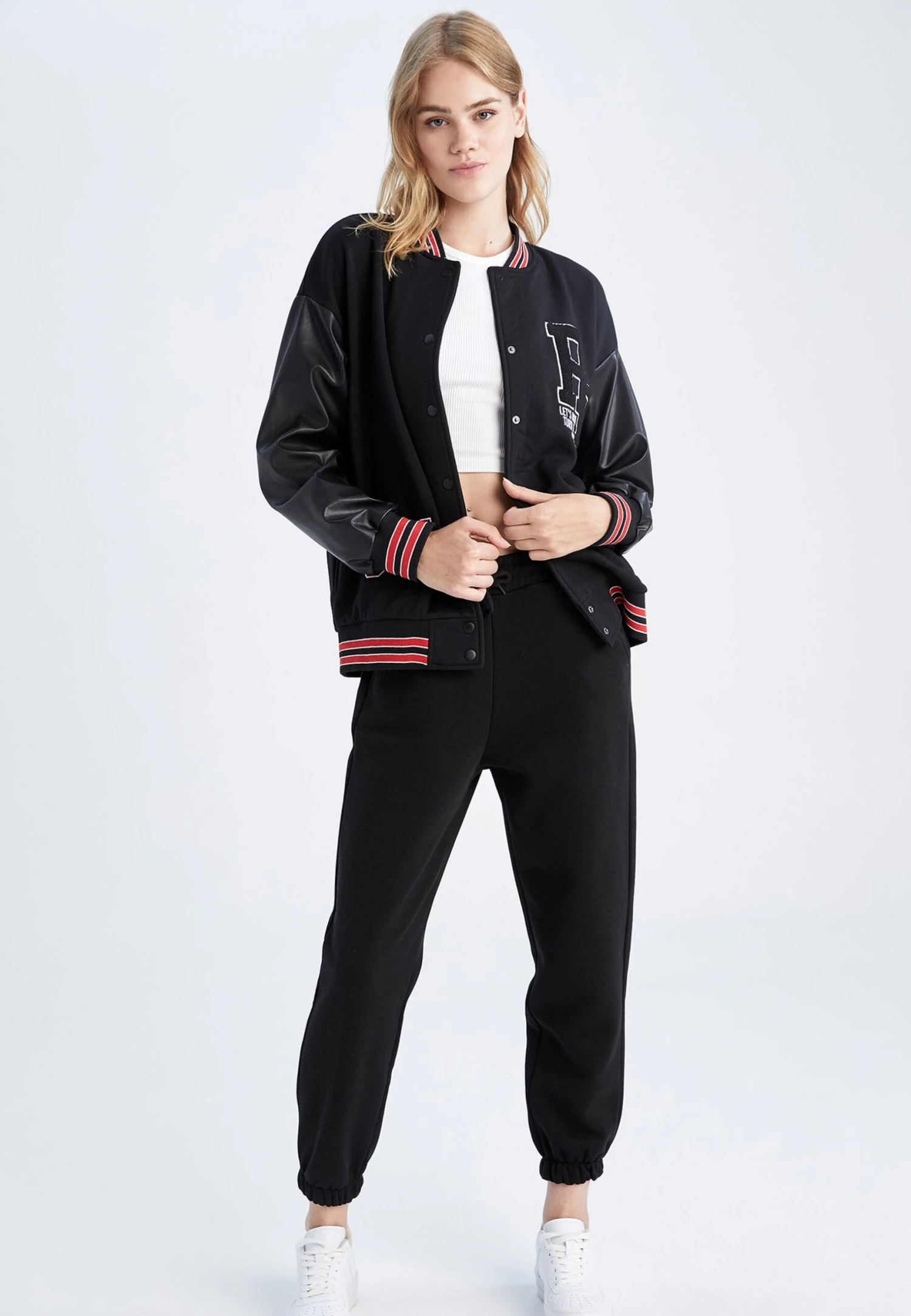 DeFacto Bomberjacks - Black 4 DeFacto Bomberjacks - Black - Afbeelding 2