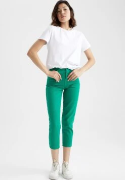 DeFacto Slim Fit Jeans - Green -DeFacto 1c3edf9292934fdc8bfaa28e07971528