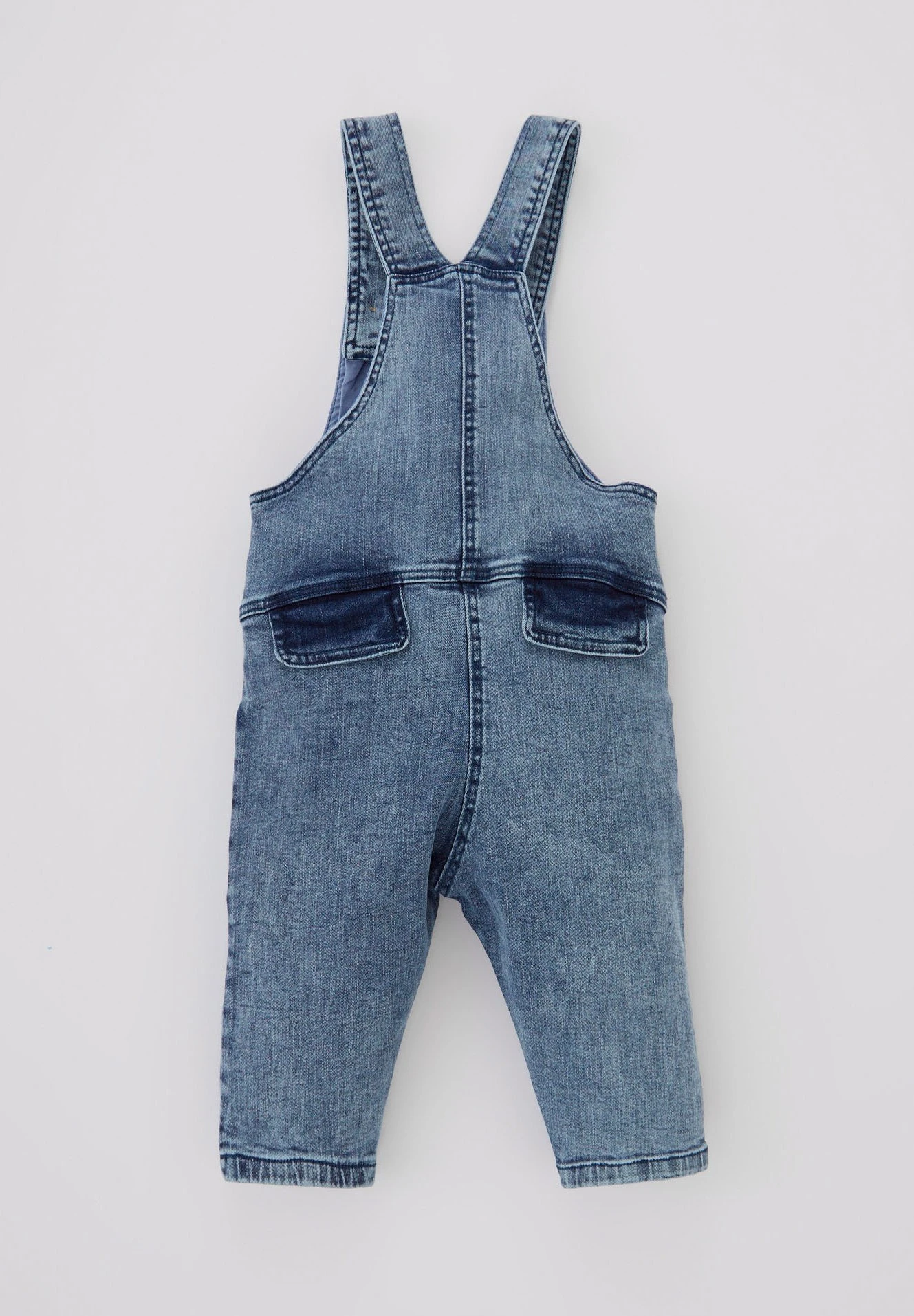 DeFacto Standart Fit - Jumpsuit - Blue 4 DeFacto Standart Fit - Jumpsuit - Blue - Afbeelding 2