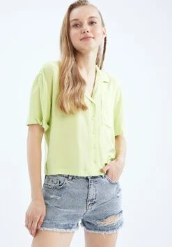 DeFacto Relax Fit - Overhemdblouse - Green