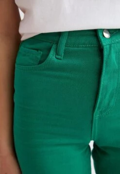 DeFacto Slim Fit Jeans - Green -DeFacto 1d43594ba1f74d1a9431fd59a7aa6ec5