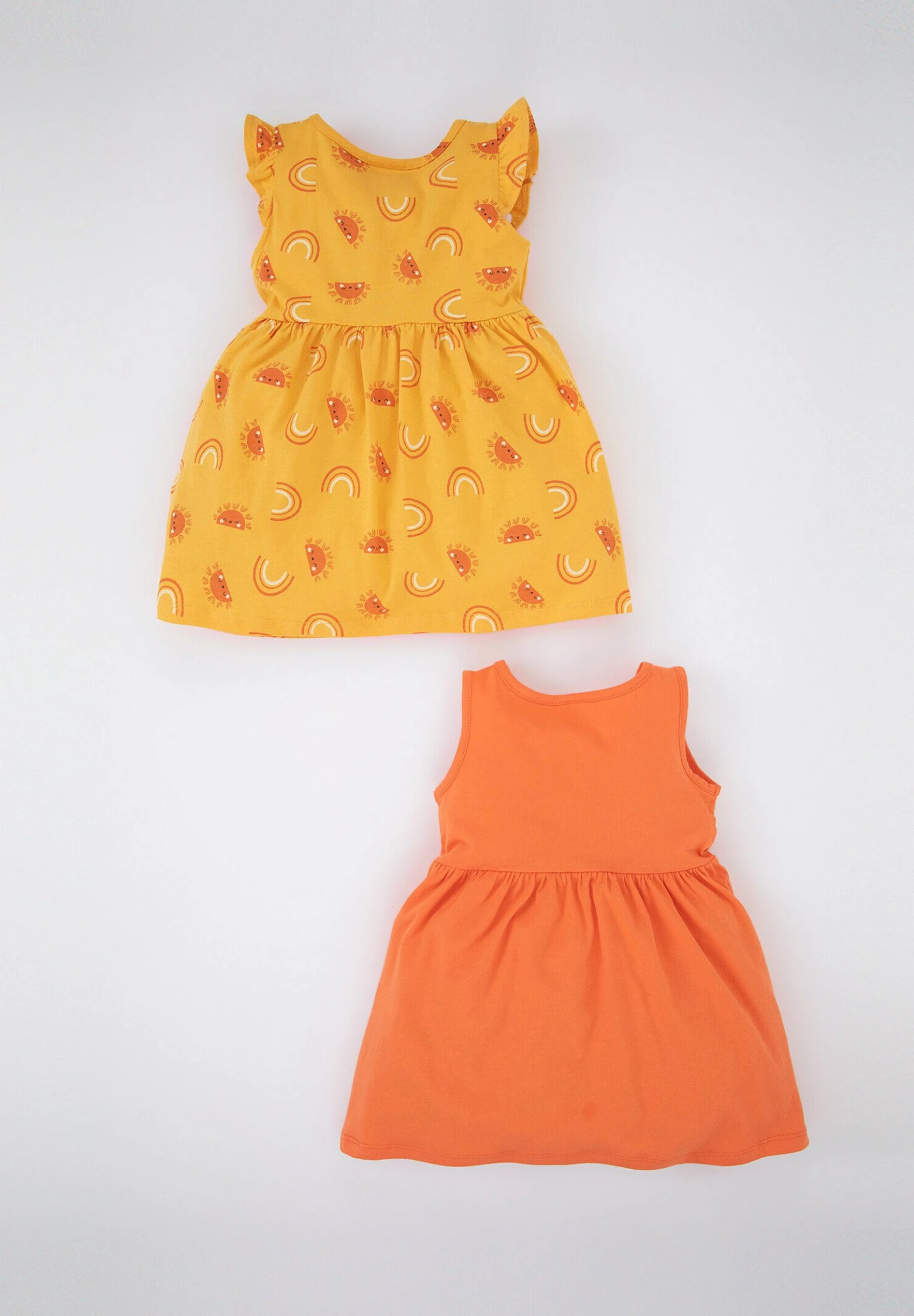 DeFacto 2 Pack Regular Fit - Jurk - Yellow 4 DeFacto 2 Pack Regular Fit - Jurk - Yellow - Afbeelding 2