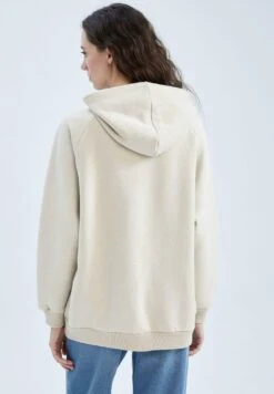 DeFacto Hoodie - Beige -DeFacto 1d5a2279636f49d6983220360de72e52