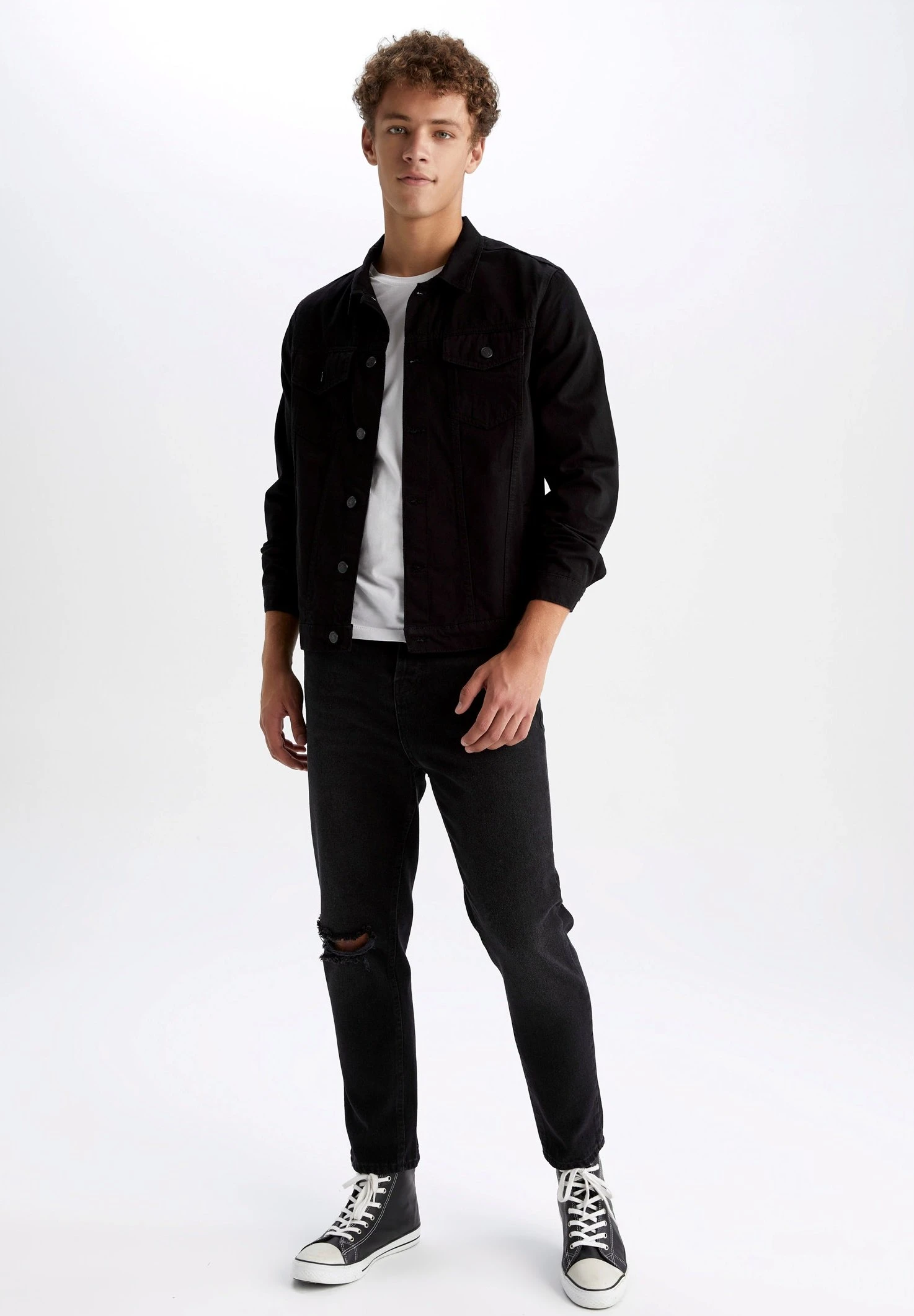 DeFacto Spijkerjas - Black 4 DeFacto Spijkerjas - Black - Afbeelding 2