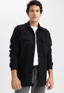 DeFacto Relax Fit - Overhemd - Black