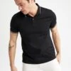 DeFacto Modern Fit - Poloshirt - Black 1 DeFacto Modern Fit - Poloshirt - Black -DeFacto 1e59c07f32294efb8f15c6a4390366bb