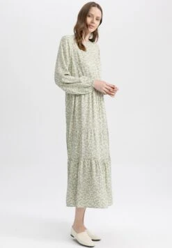 DeFacto Tiered - Jurk - Green 7 DeFacto Tiered - Jurk - Green -DeFacto 1f4ee3834ae14e3981a379f2ced8b05c