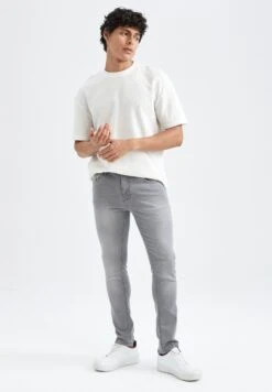 DeFacto Pedro-Slim Fit- Slim Fit Jeans - Grey 6 DeFacto Pedro-Slim Fit- Slim Fit Jeans - Grey -DeFacto 1f556ca8acd4489c922bbe3c0b6e7444
