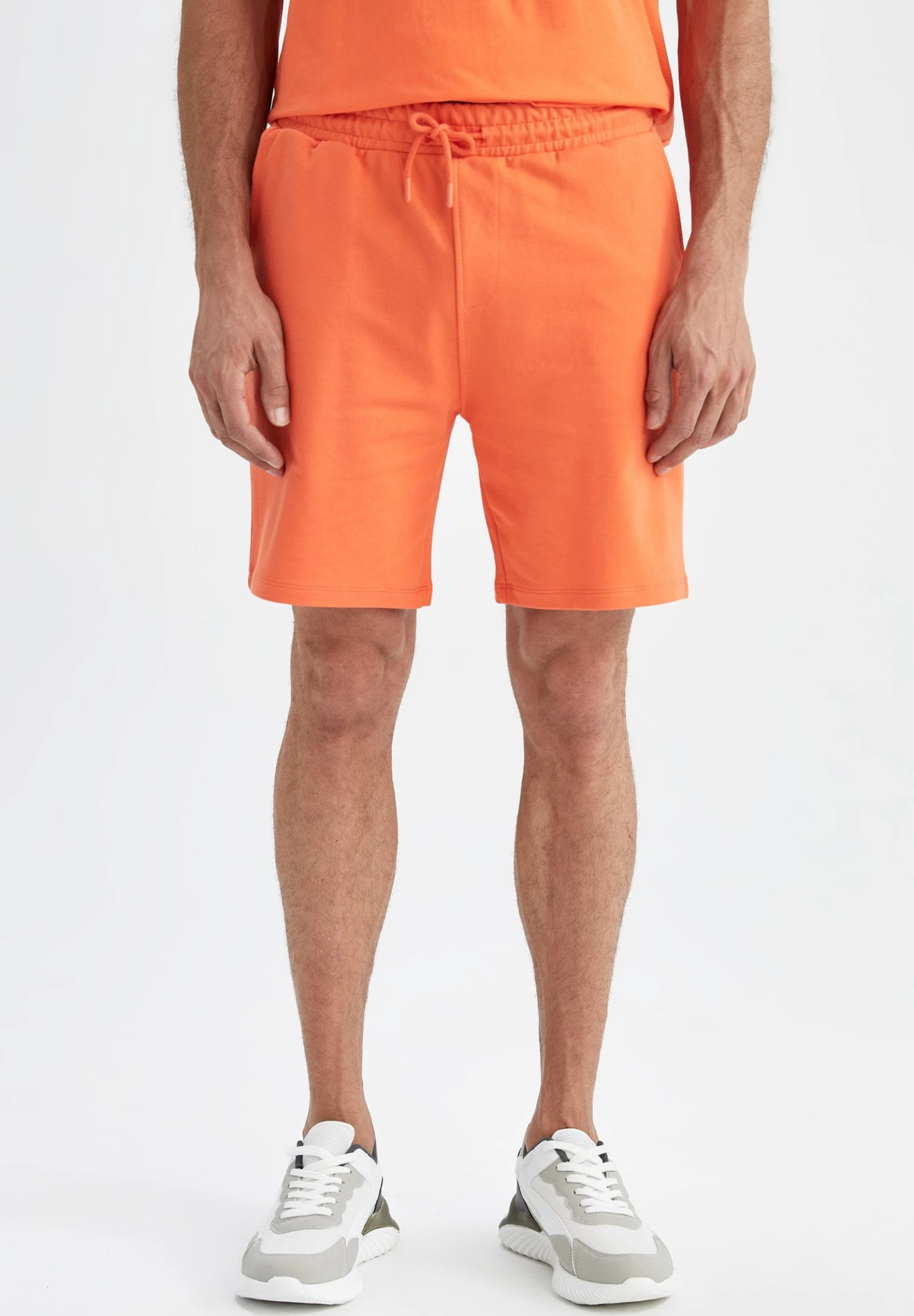 DeFacto Slim Fit- Shorts - Orange 3 DeFacto Slim Fit- Shorts - Orange