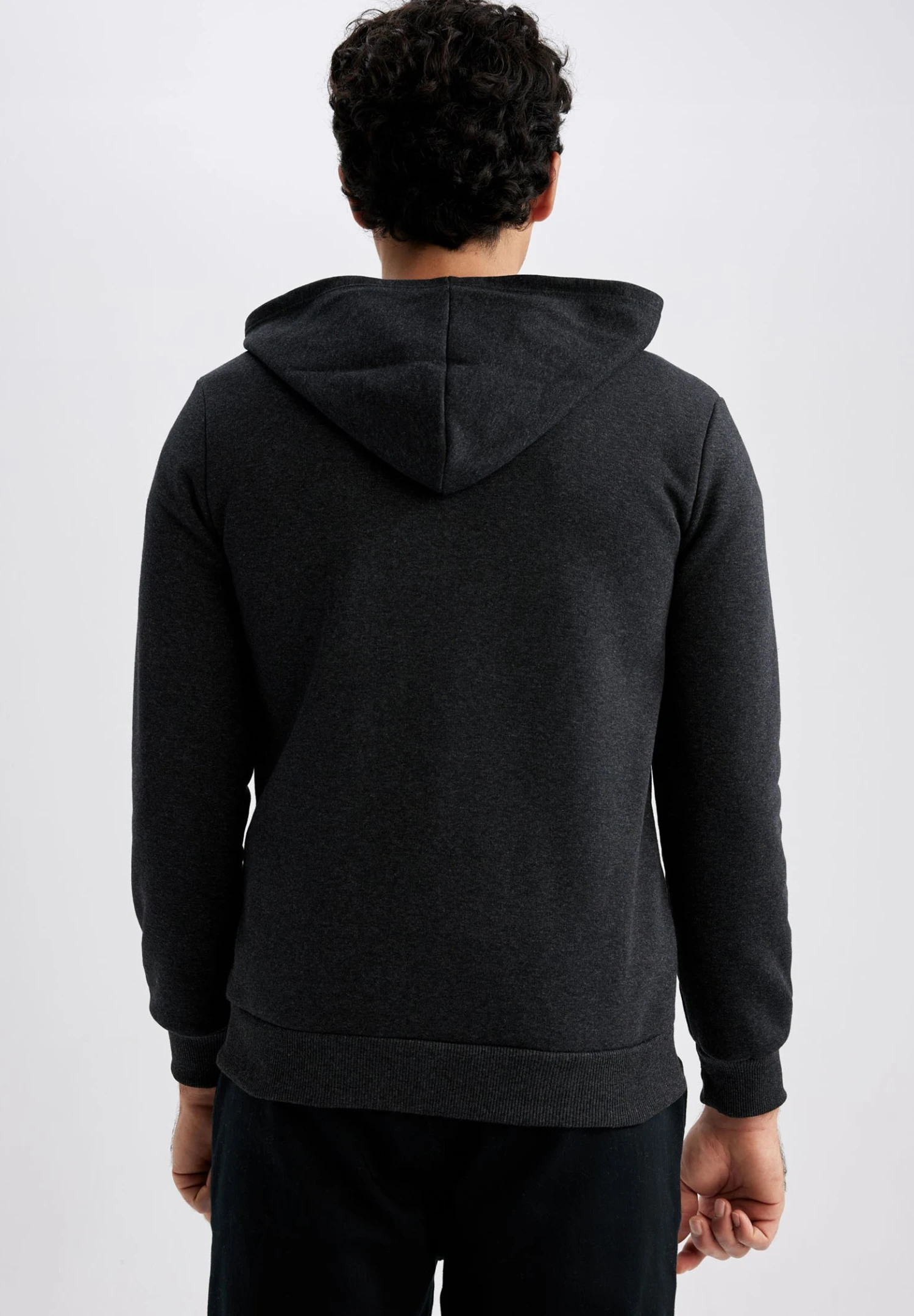 DeFacto Sweater Met Rits - Anthracite 5 DeFacto Sweater Met Rits - Anthracite - Afbeelding 3