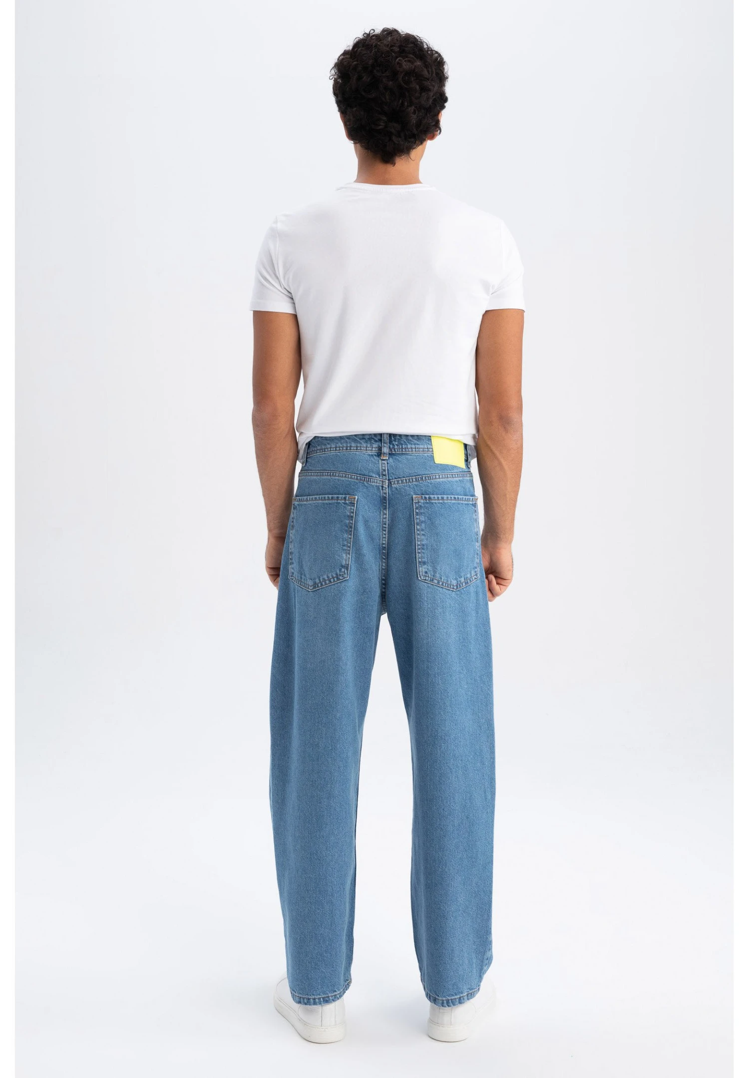 DeFacto Baggy - Straight Leg Jeans - Blue 5 DeFacto Baggy - Straight Leg Jeans - Blue - Afbeelding 3