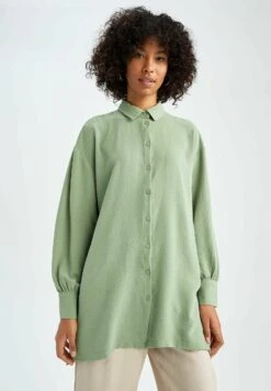 DeFacto Regular Fit - Overhemdblouse - Turquoise