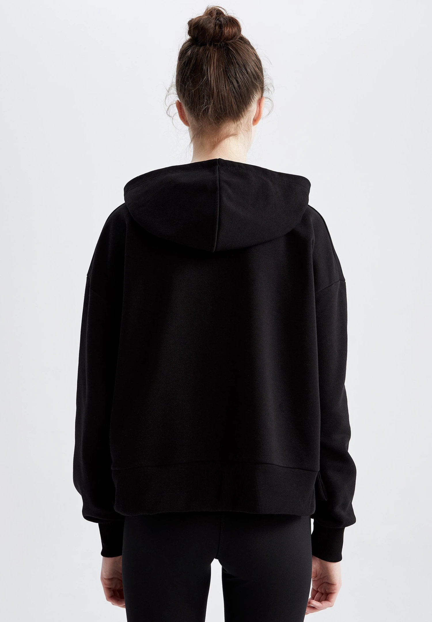 DeFacto Cover Up - Hoodie - Black 5 DeFacto Cover Up - Hoodie - Black - Afbeelding 3