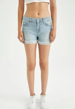 DeFacto Wanna - Jeansshort - Blue