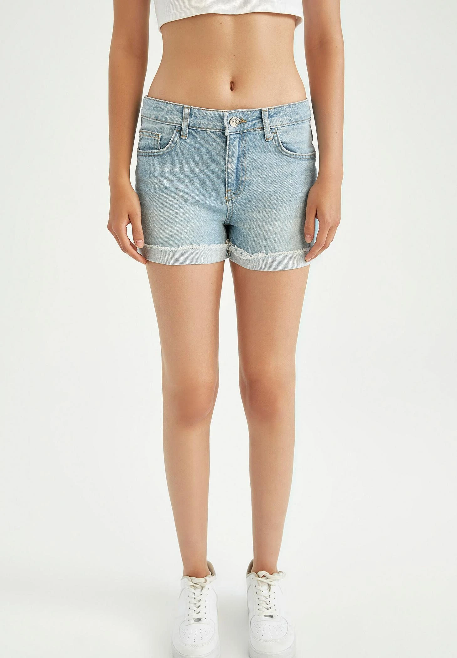 DeFacto Wanna - Jeansshort - Blue 3 DeFacto Wanna - Jeansshort - Blue
