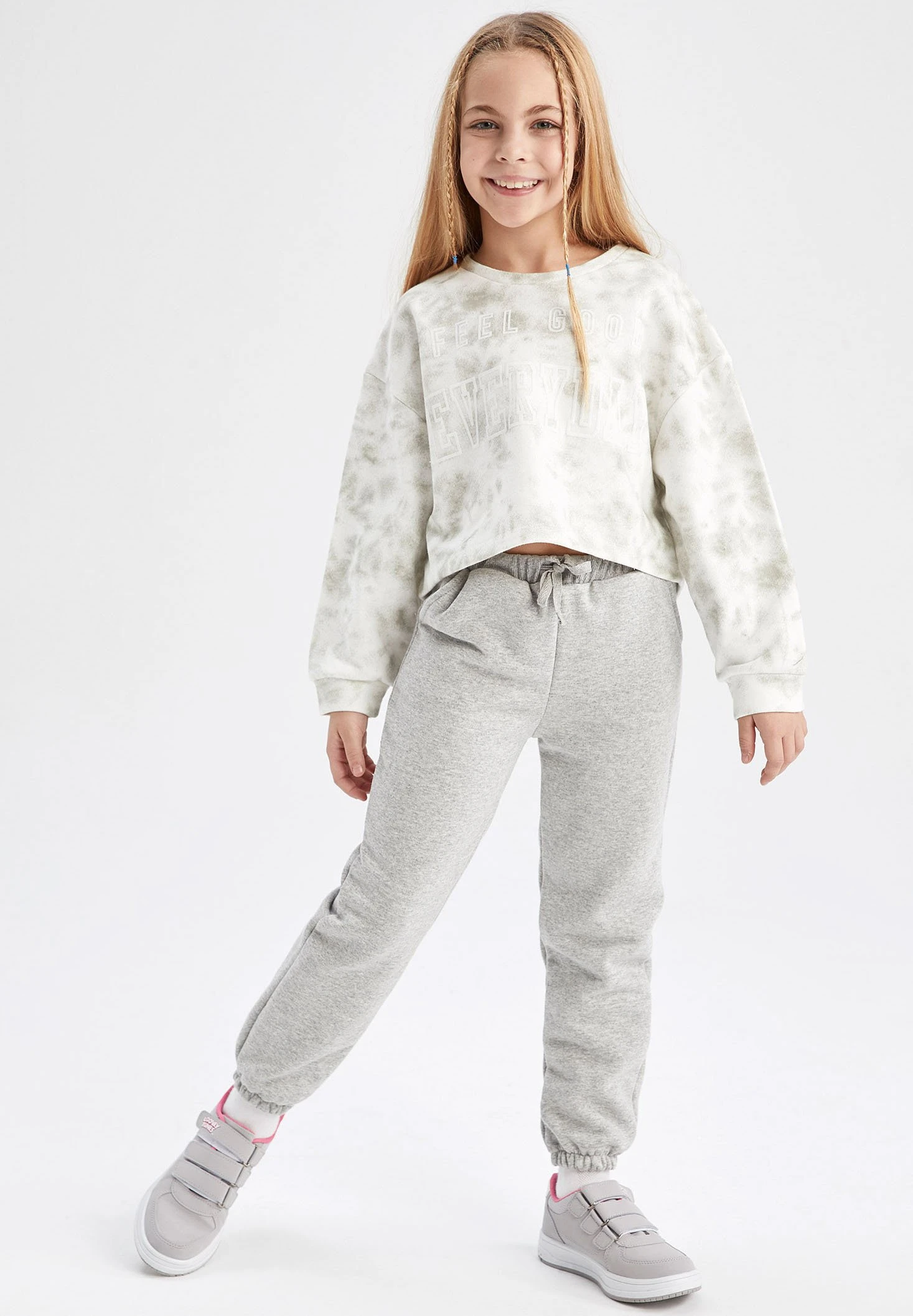 DeFacto Cropped- Longsleeve - Ecru 3 DeFacto Cropped- Longsleeve - Ecru