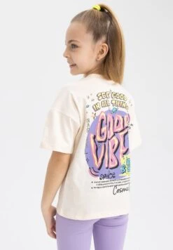 DeFacto Relax Fit- T-Shirt Print - Orange 7 DeFacto Relax Fit- T-Shirt Print - Orange -DeFacto 230938c2b3ef45758b8d2c5937abafd9