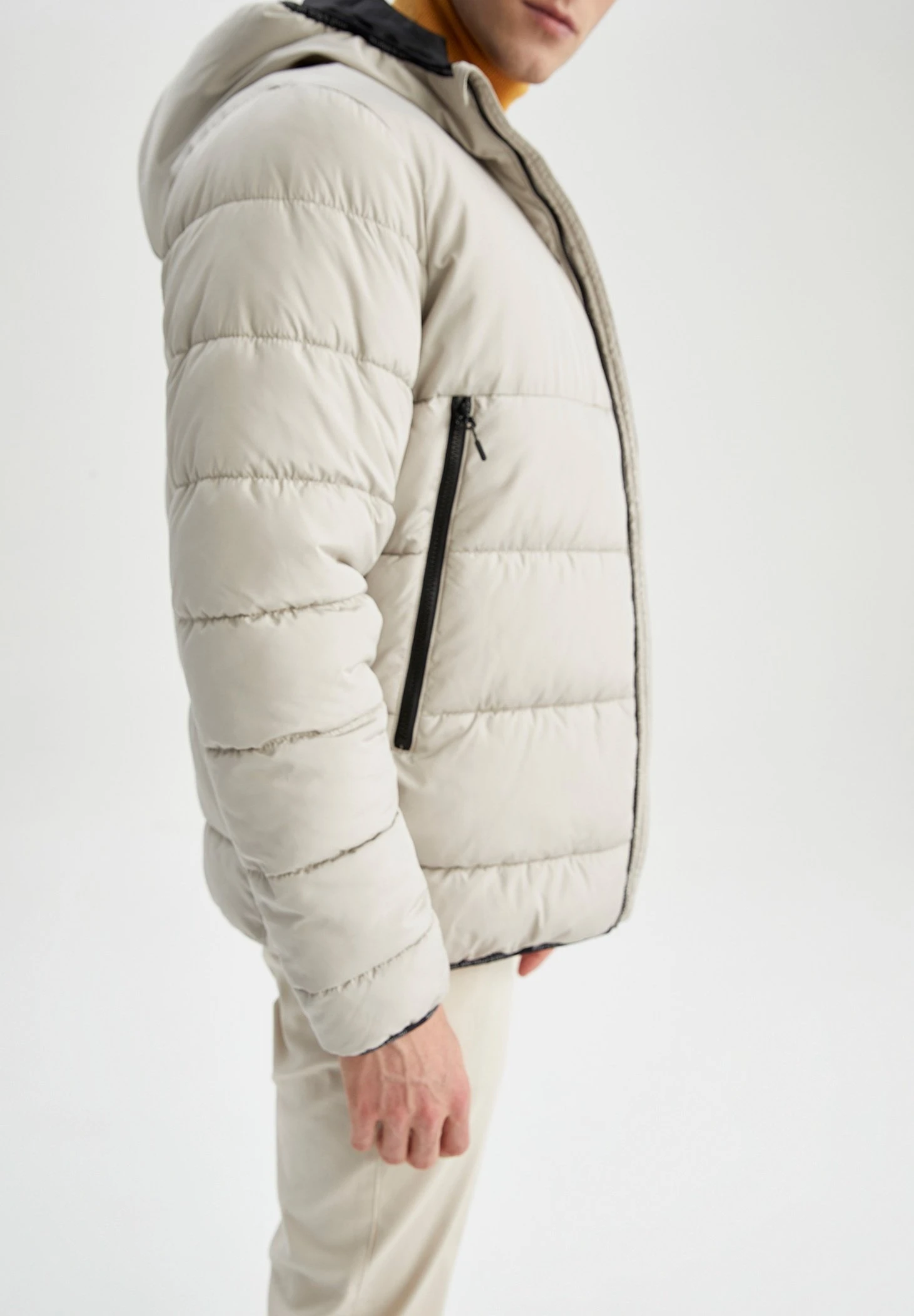 DeFacto Regular Fit- Winterjas - Beige 6 DeFacto Regular Fit- Winterjas - Beige - Afbeelding 4