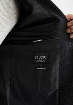 DeFacto Modern Fit- Blazer - Anthracite 10 DeFacto Modern Fit- Blazer - Anthracite -DeFacto 237432b2490f4d1b8e68c0093e2dad42