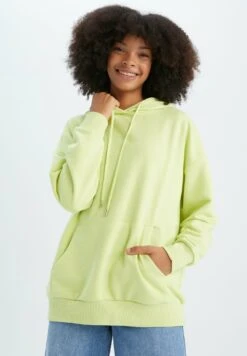DeFacto Oversize Fit - Hoodie - Green