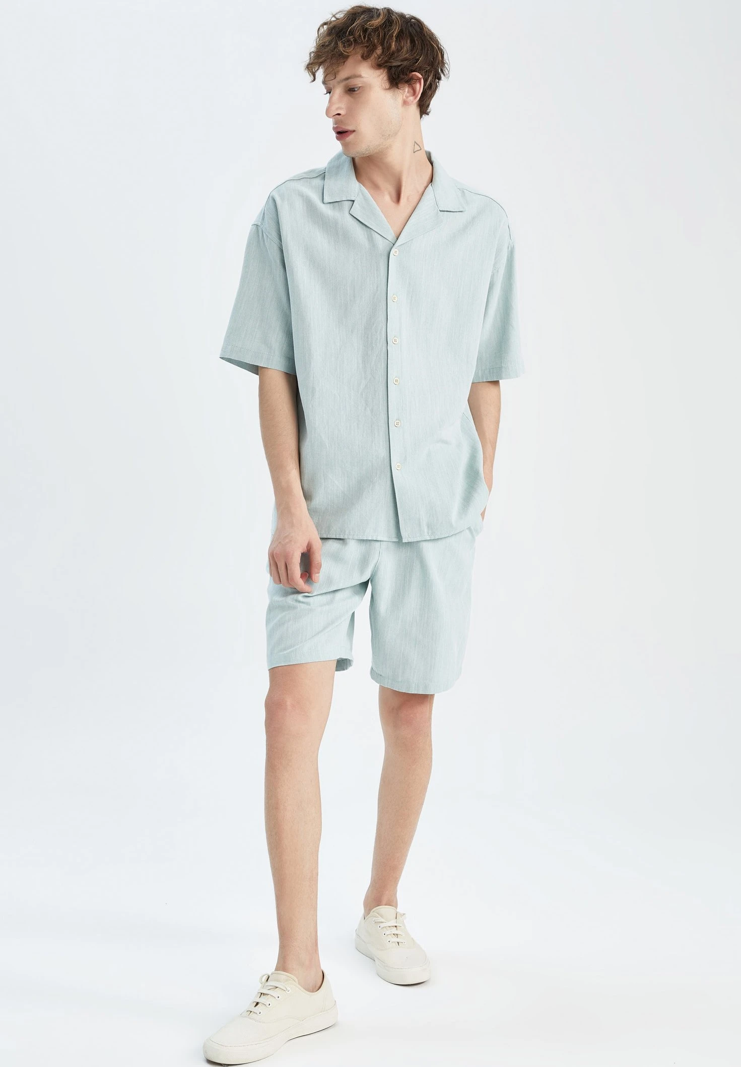 DeFacto Overhemd - Green 4 DeFacto Overhemd - Green - Afbeelding 2