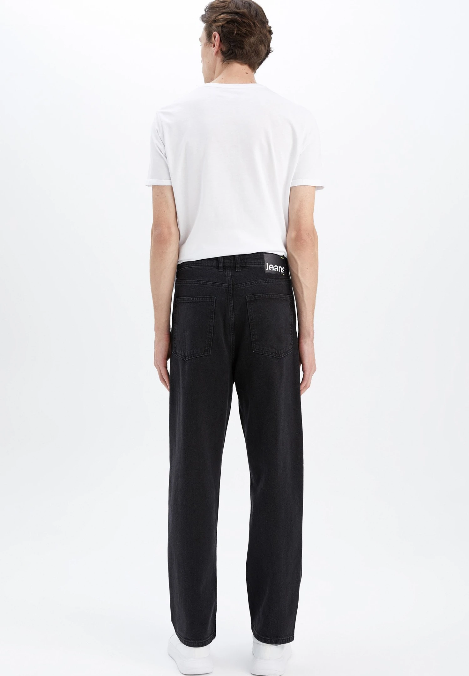 DeFacto Baggy- Straight Leg Jeans - Black 5 DeFacto Baggy- Straight Leg Jeans - Black - Afbeelding 3
