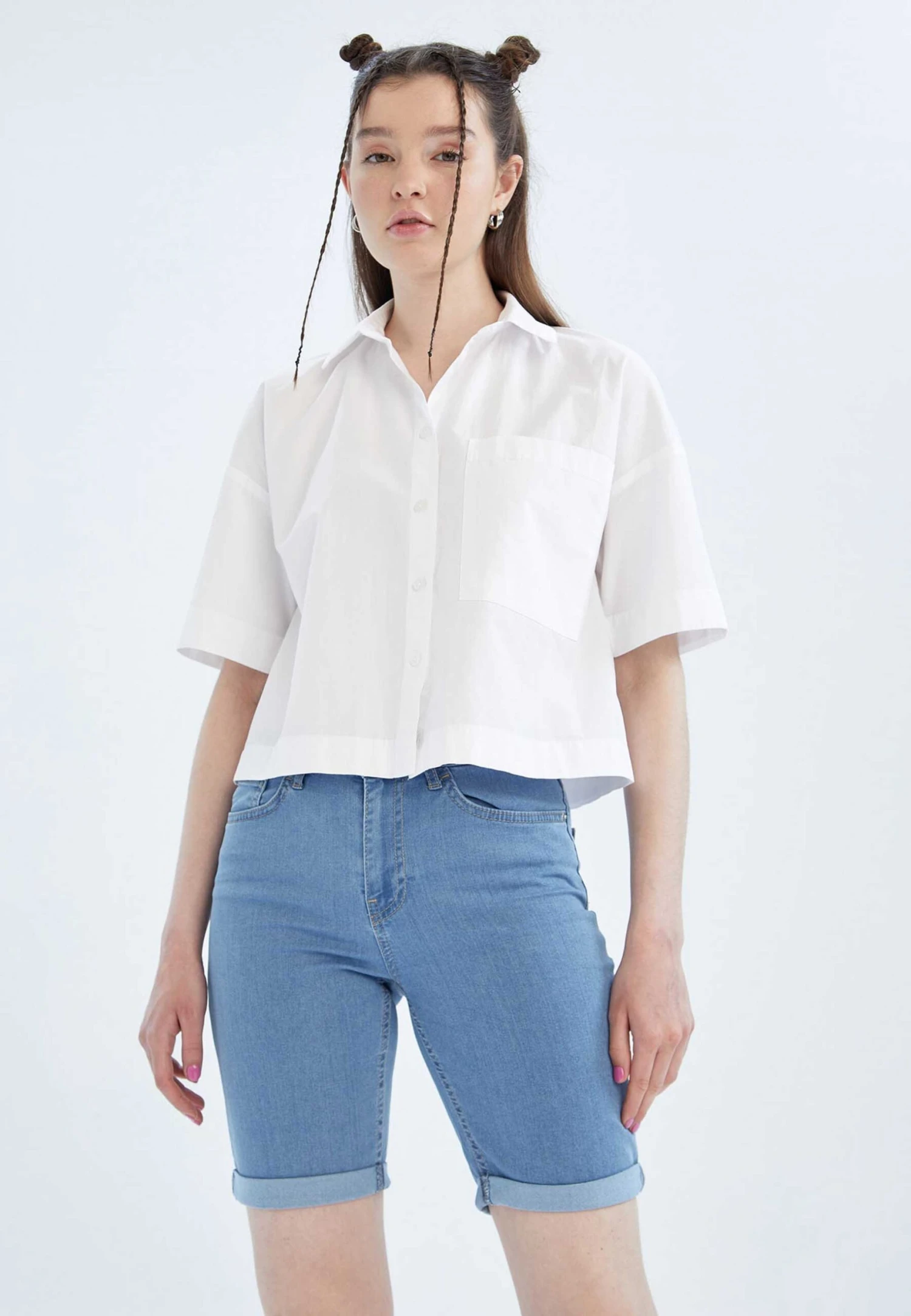 DeFacto Jeansshort - Blue 3 DeFacto Jeansshort - Blue